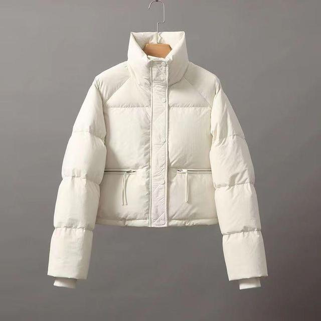 High Neck Zip-Up Puffer Jacket Product Image