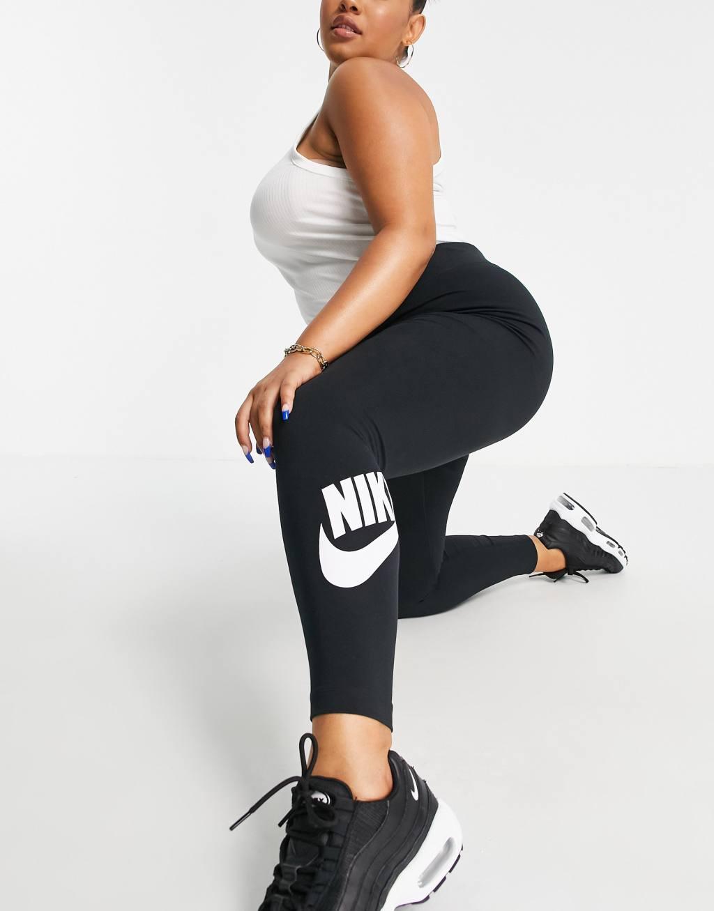 Womens Nike Sportswear Essential High-Waisted Leggings (Plus Size) Product Image