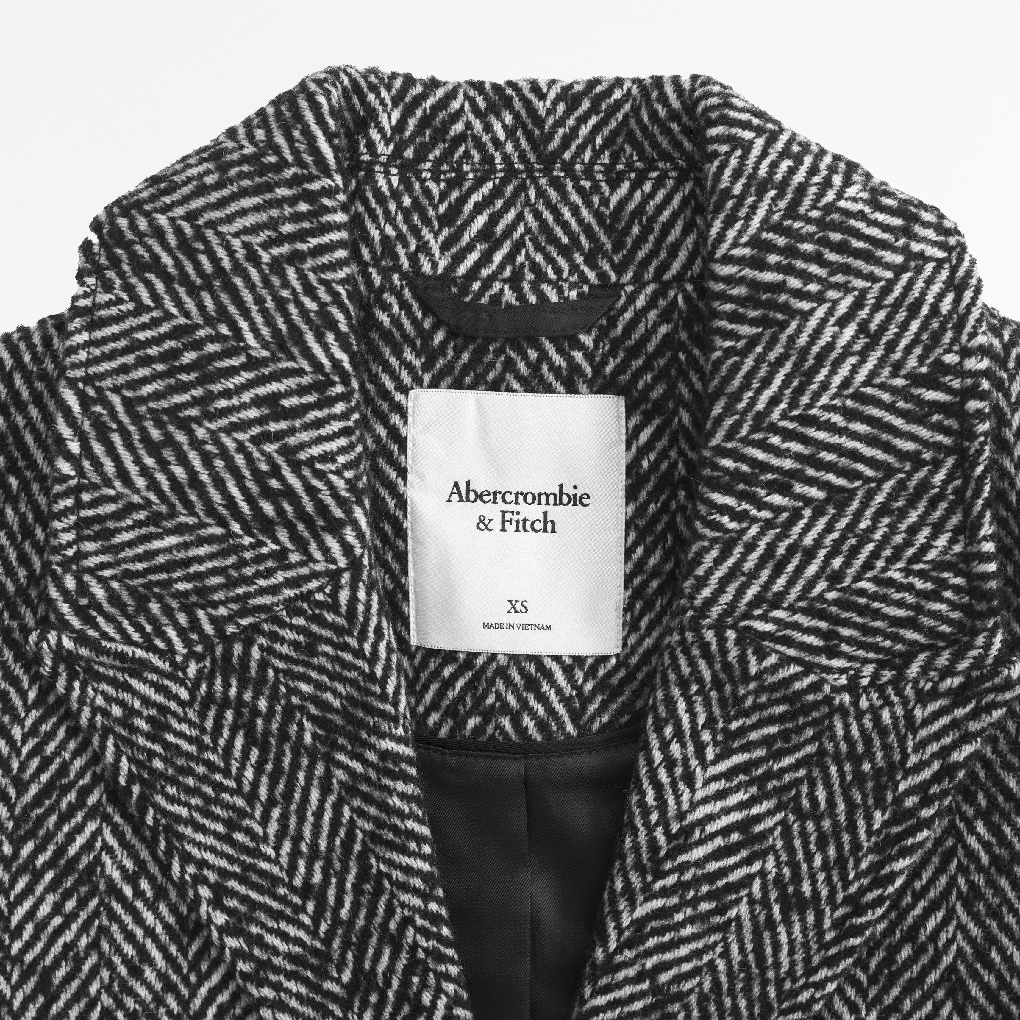 Wool-Blend Tailored Topcoat Product Image