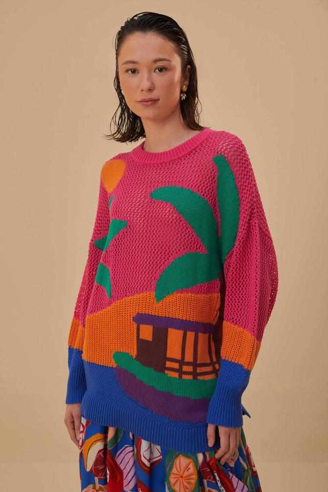 Amazon Stamps Knit Sweater Product Image