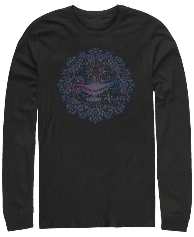 Disneys Aladdin Mens Genie Lamp Long Sleeve Graphic Tee Product Image