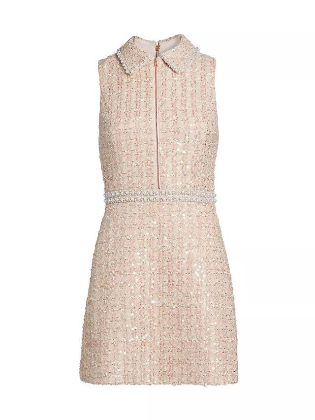 Ellis Embellished Tweed Minidress Product Image