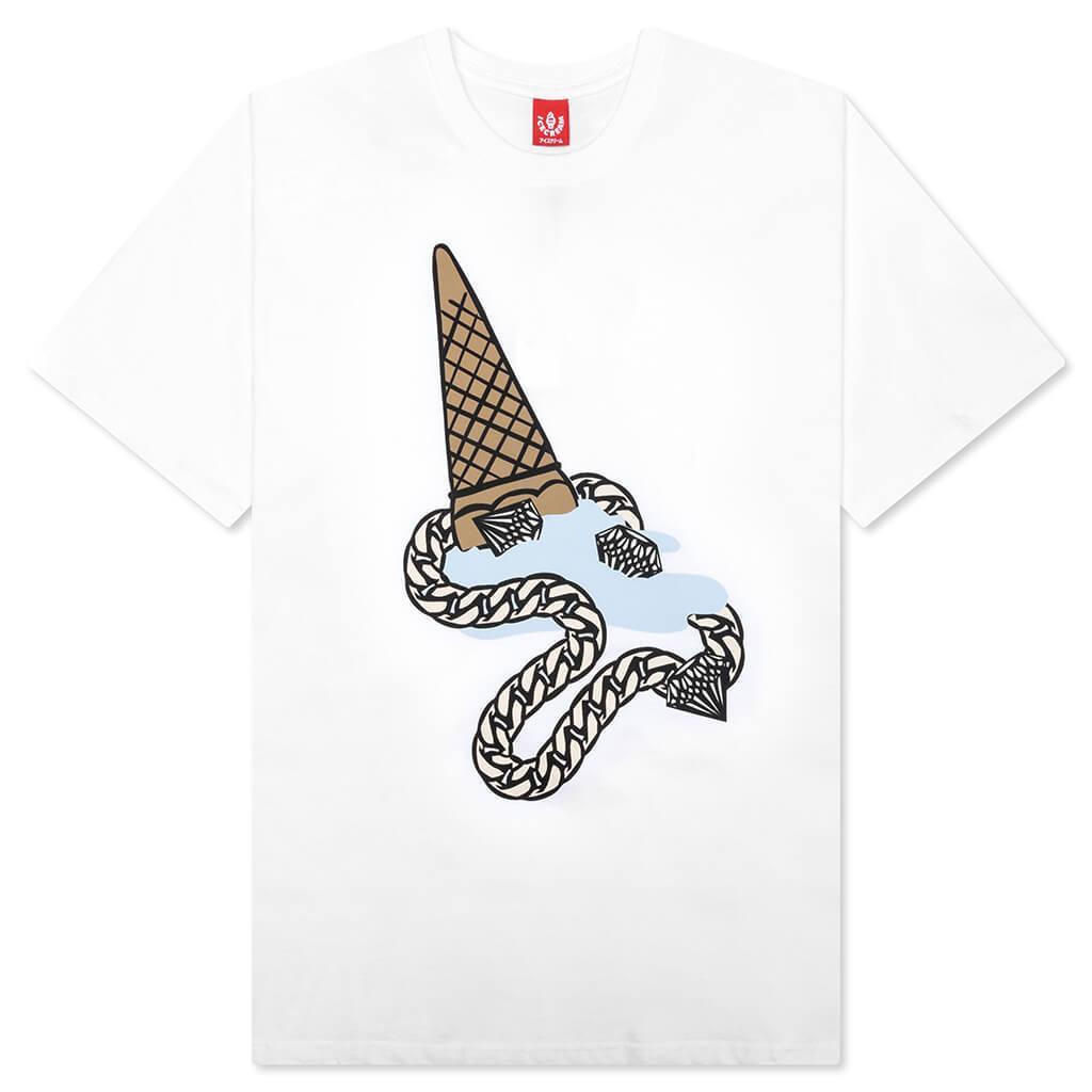 Drop S/S Tee - White Male Product Image