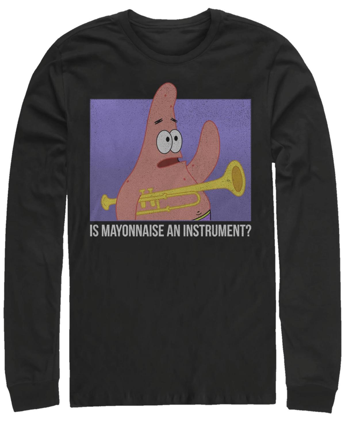 Fifth Sun Mens Spongebob Squarepants Mayonnaise Long Sleeve Crew Tee Product Image