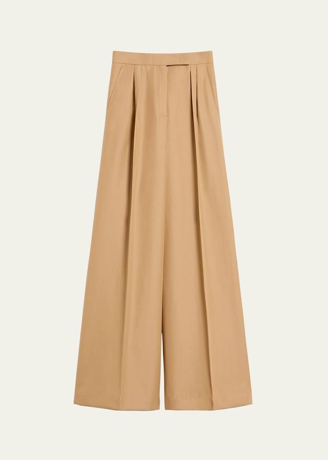 Corte Wide-Leg Pleated Trousers Product Image