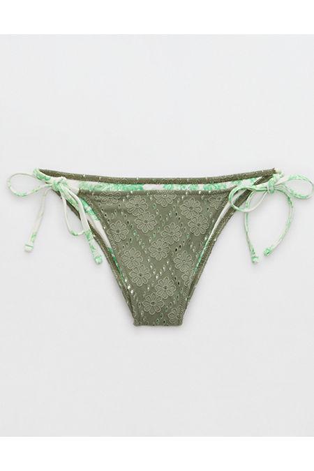 Aerie Eyelet Cheekiest Tie Bikini Bottom Women's Product Image