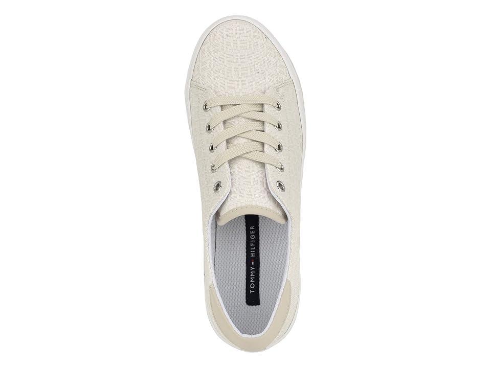 Tommy Hilfiger Bazlie (Ivory Logo) Women's Shoes Product Image