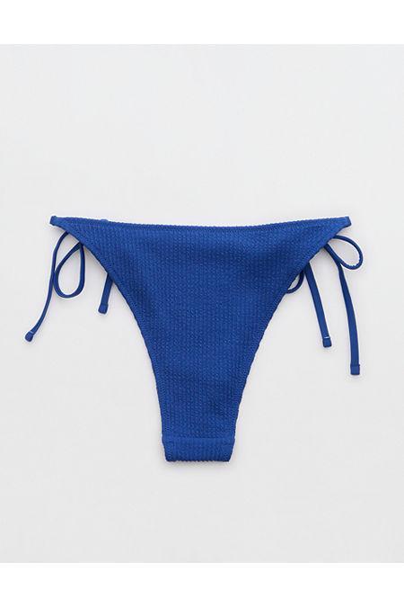 Aerie Crinkle Cheekiest Tie Bikini Bottom Women's Product Image