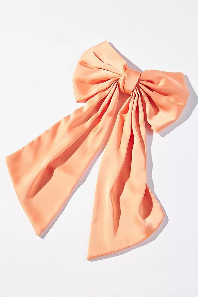 Satin Bow Barrette Product Image