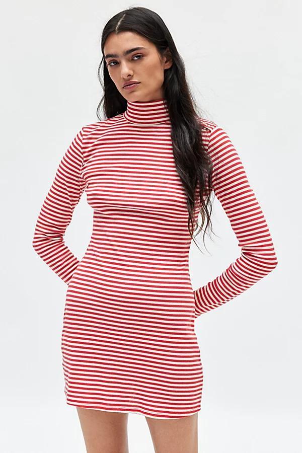 BDG Nola Mock Neck Knit Mini Dress Womens at Urban Outfitters Product Image