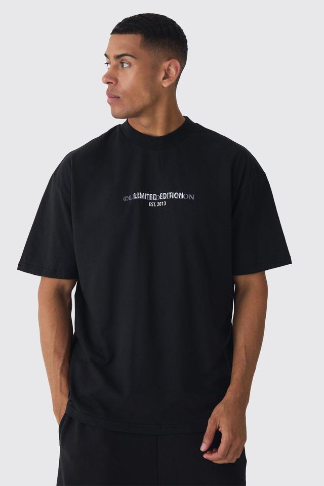 Oversized Limited Edition Heavyweight T-shirt | boohooMAN USA Product Image