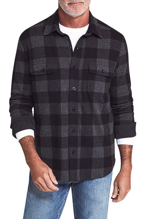 Faherty Legend Buffalo Check Flannel Button-Up Shirt Product Image