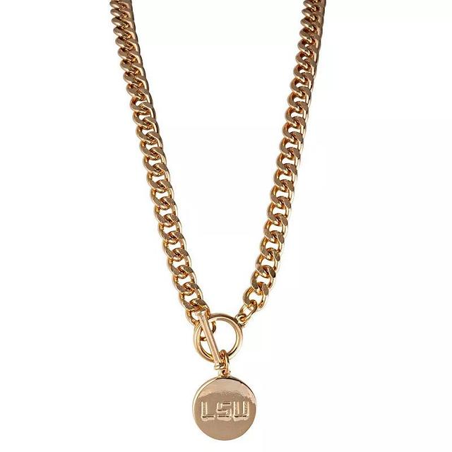 LSU Tigers Ramsey Gold Necklace, Womens Product Image