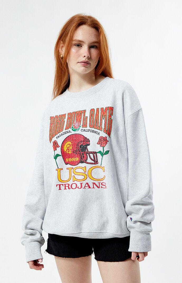 Women's x Rose Bowl USC Champion Crew Neck Sweatshirt Product Image