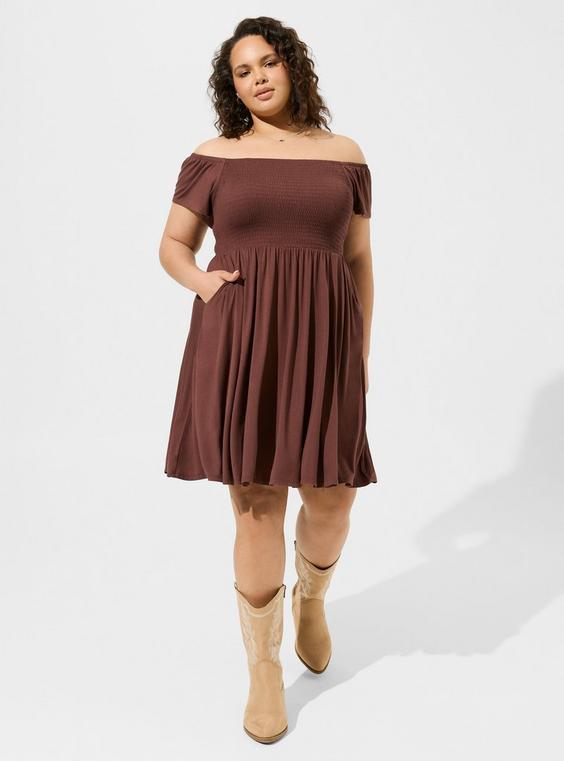 Mini Off-Shoulder Dress Product Image