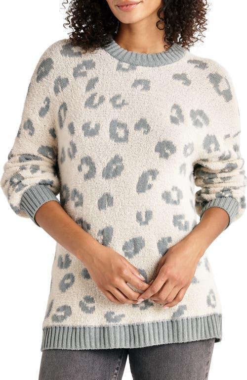 Splendid Mal Fuzzy Leopard Print Sweater Product Image