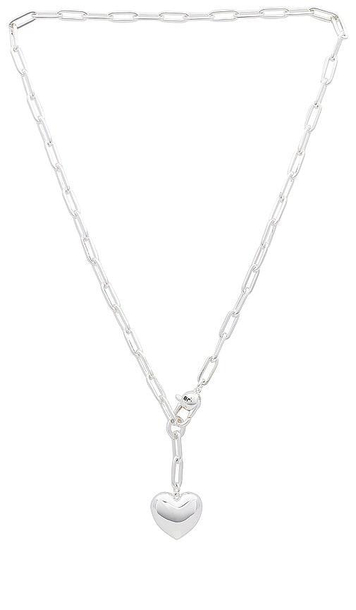 Puffy Heart Chain Necklace Product Image