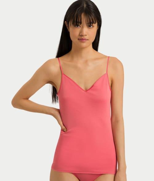 Womens Cotton Seamless V-Neck Camisole Product Image