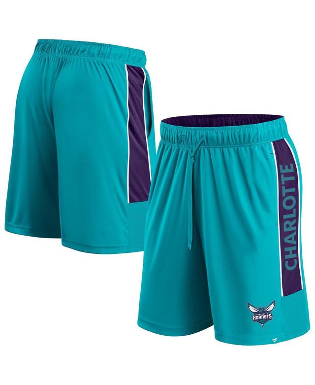 Mens Fanatics Branded Teal Charlotte Hornets Game Winner Defender Shorts Product Image