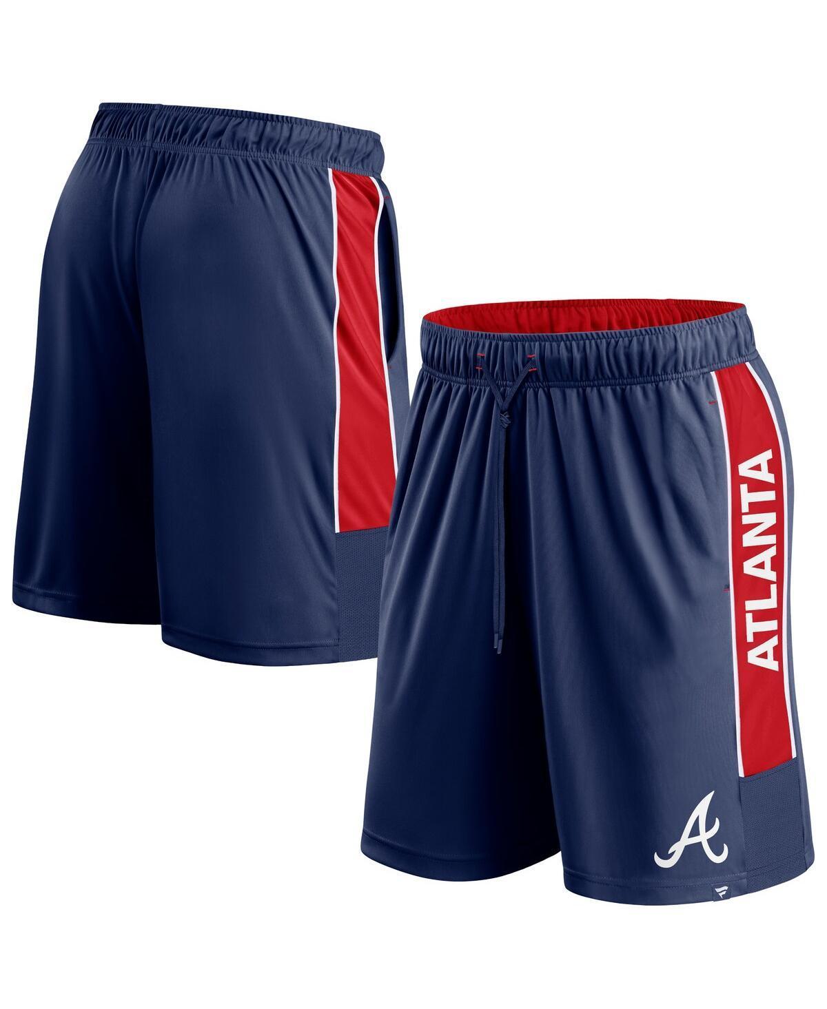 Fanatics Mens Navy Atlanta Braves Win The Match Defender Shorts - Navy Product Image