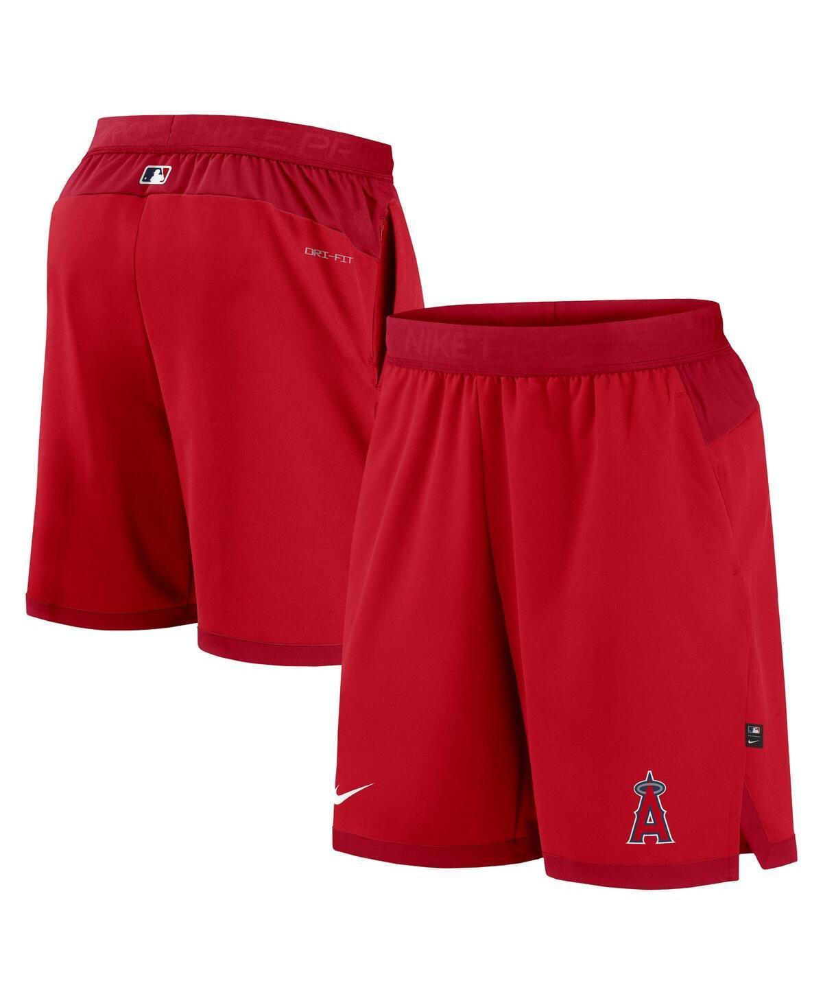 Mens Nike Red Los Angeles Angels Authentic Collection Flex Vent Performance Shorts Product Image