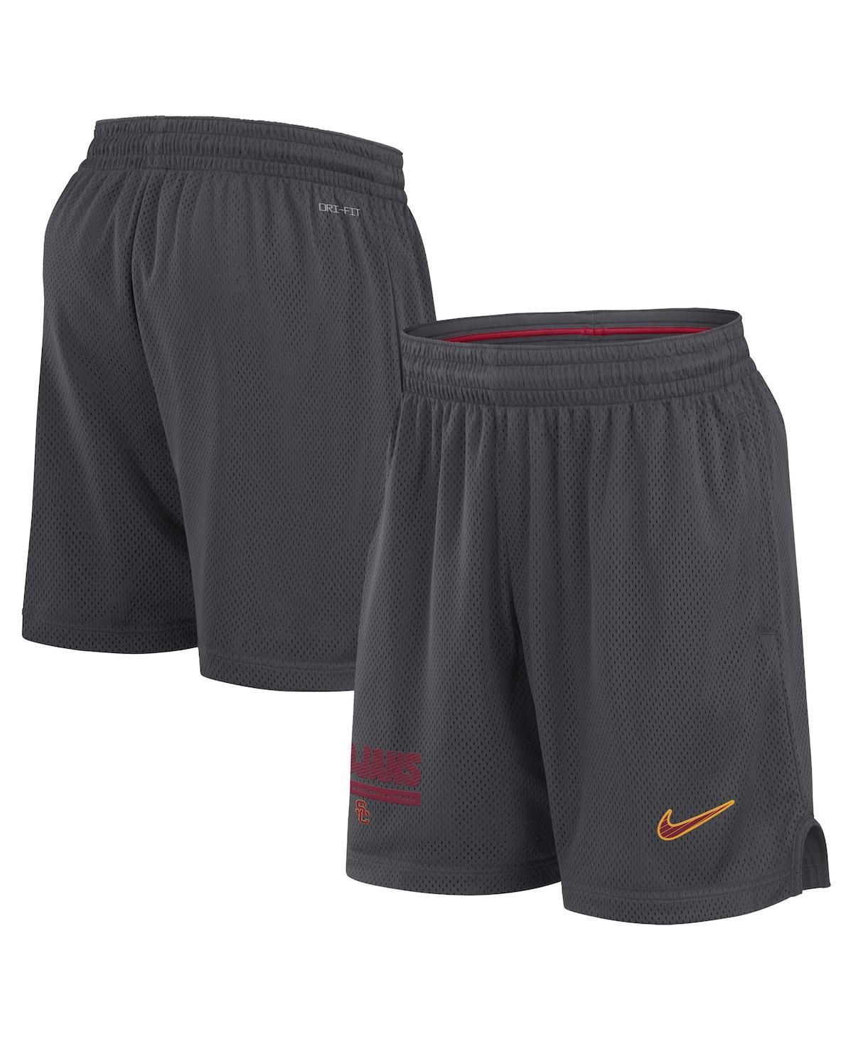 Nike Mens Anthracite Usc Trojans 2024 Sideline Mesh Shorts - Anthracite Product Image