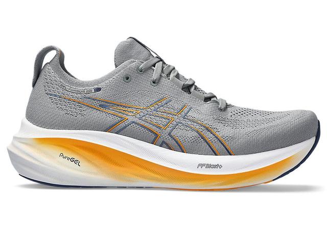 ASICS Men's GEL-Nimbus 26 (Sheet Rock/Thunder Blue) Men's Shoes Product Image