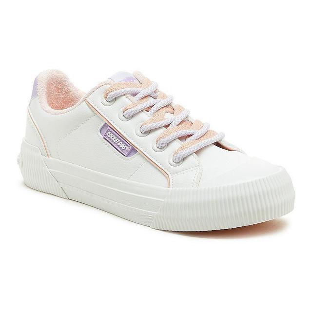 Rocket Dog Cheery Womens Sneakers White Purple Product Image