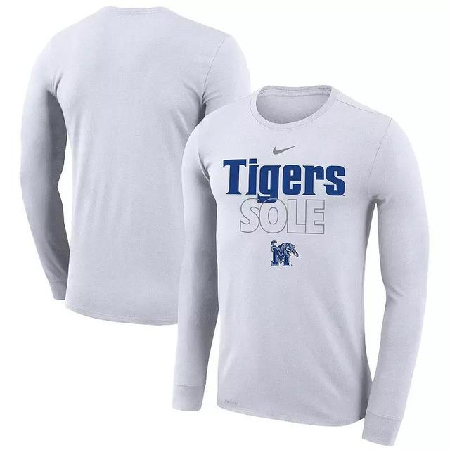 Nike Memphis Tigers 2023 On Court Bench Long Sleeve T-Shirt, Mens Product Image