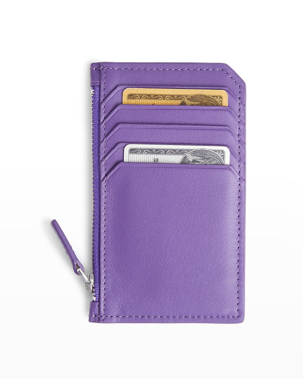 ROYCE New York Zip Leather Card Case Product Image