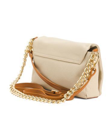 Leather Flap Over Crossbody for Women Product Image