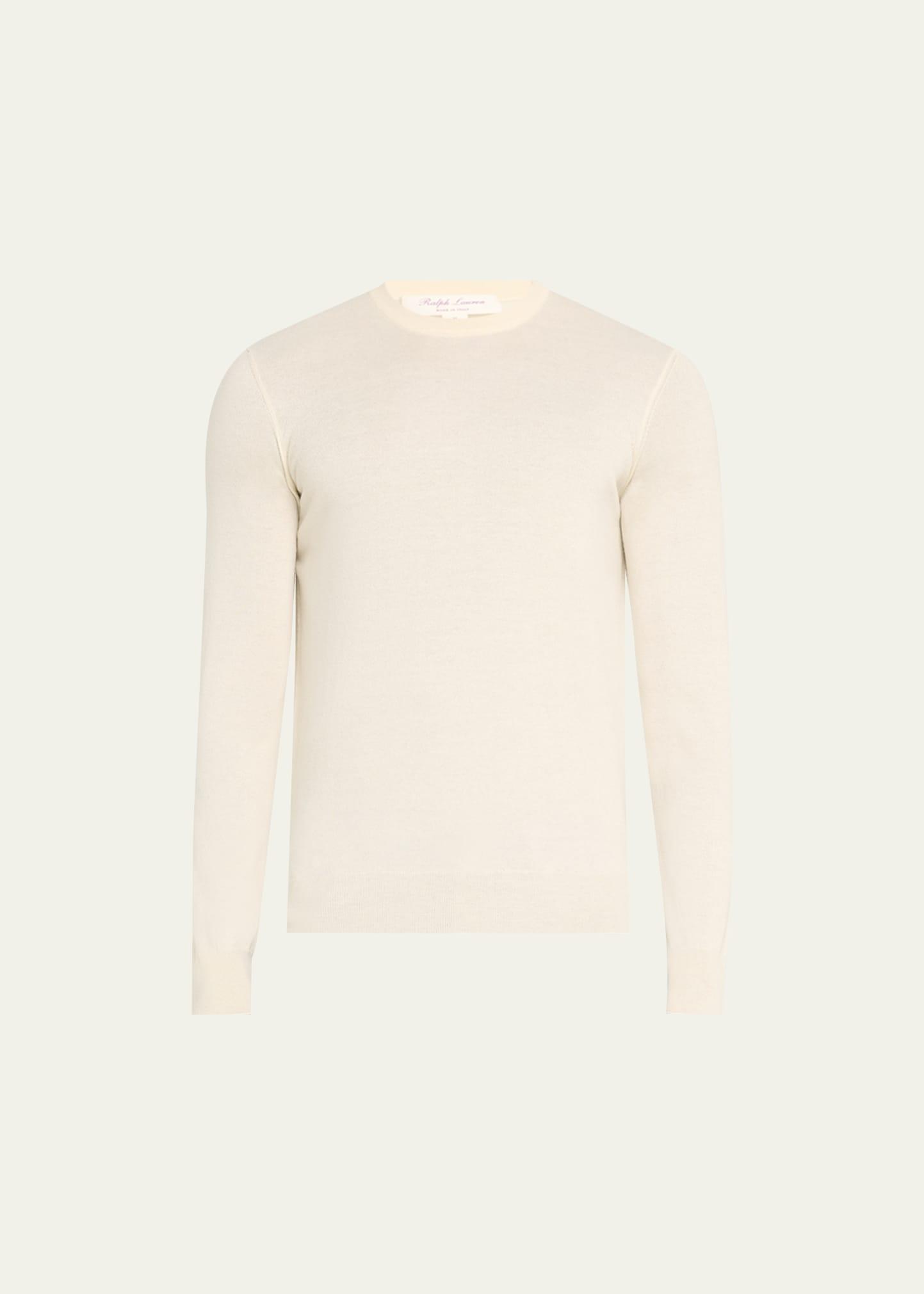 Mens Cashmere Crewneck Sweater Product Image