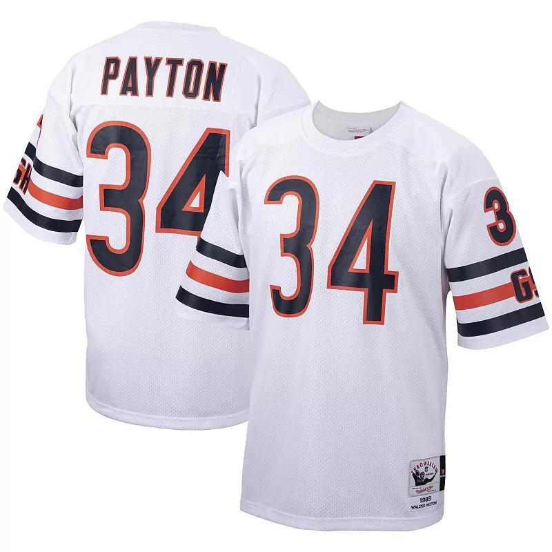 Mens Mitchell & Ness Walter Payton Chicago Bears Big & Tall 1985 Retired Player Replica Jersey Product Image