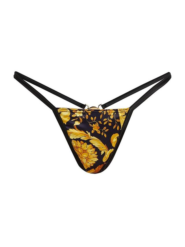 Womens 92 Barocco Print Thong Product Image