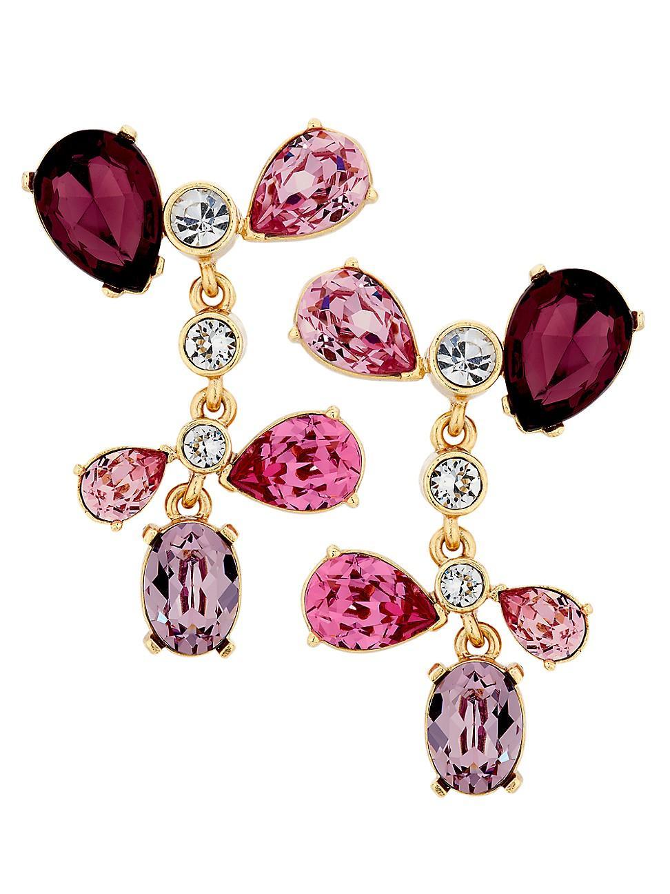 Crystal Cactus Chandelier Earrings Product Image