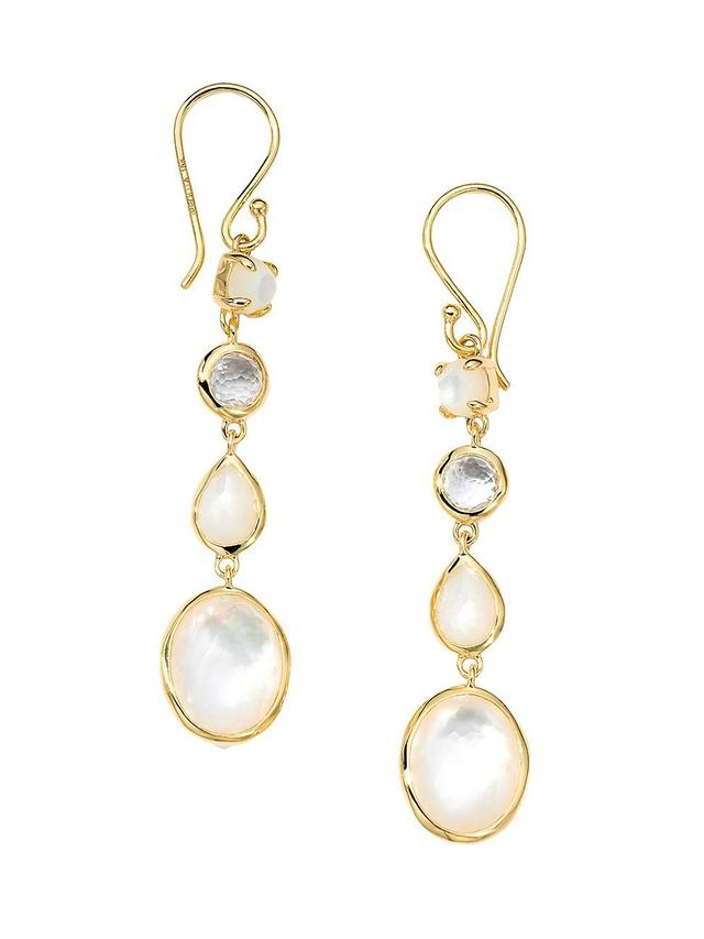 Womens Rock Candy 18K Gold & Multi-Stone Flirt Drop Earrings Product Image