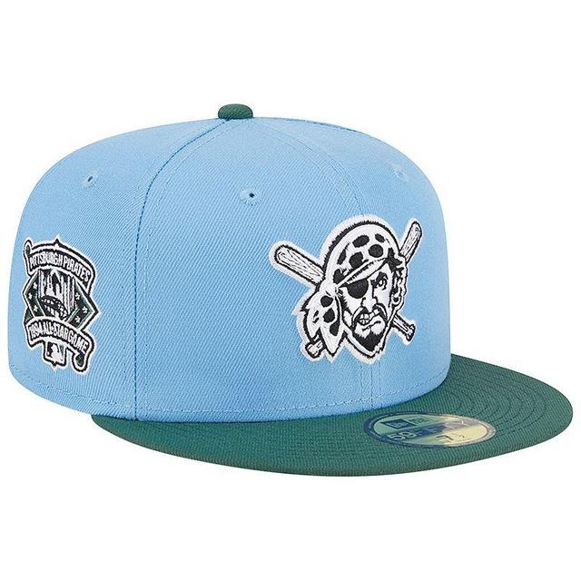 Mens New Era Sky Blue/Cilantro Pittsburgh Pirates 1994 MLB All-Star Game 59FIFTY Fitted Hat Product Image