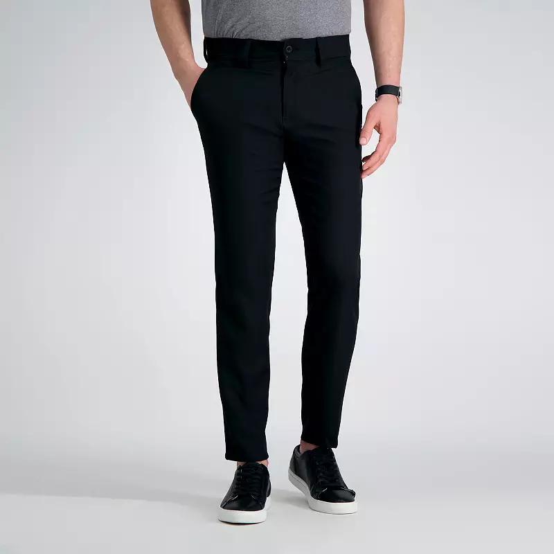 Mens Haggar The Active Series Everyday Slim Fit Flat-Front Pants Product Image