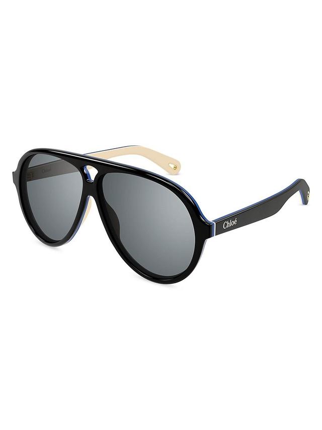 Womens 61MM Pilot Sunglasses Product Image