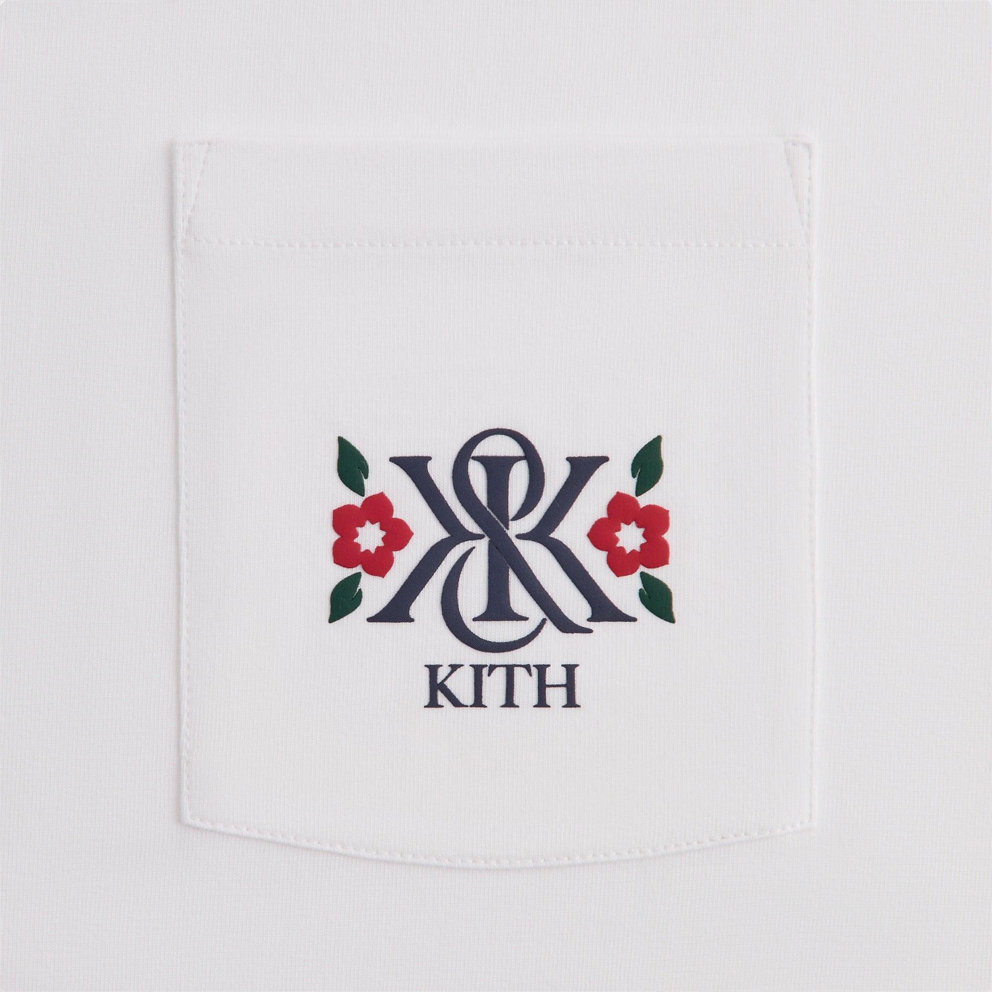 Kith K&K Pocket Tee - White Male Product Image