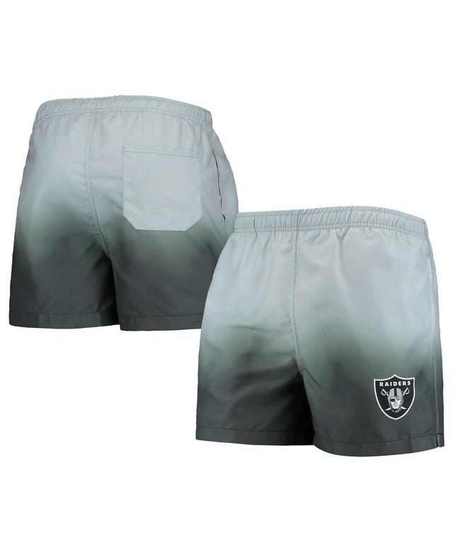 Mens FOCO Black Las Vegas Raiders Dip-Dye Swim Shorts Product Image