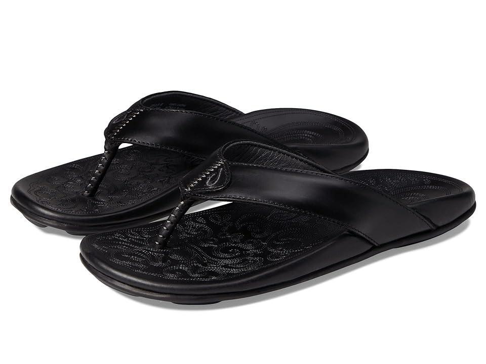 OluKai Mekila Black) Men's Shoes Product Image