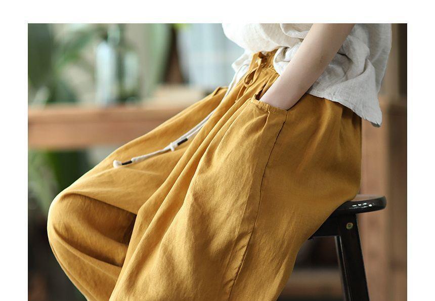 Cropped Harem Pants Product Image