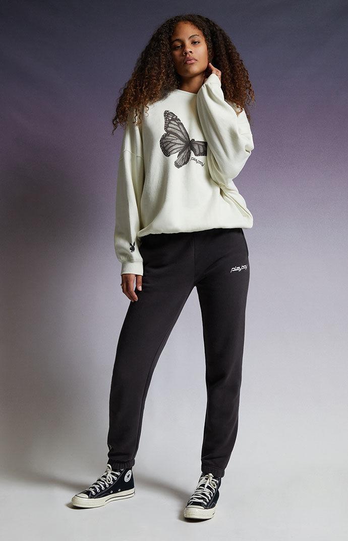 Playboy By PacSun Womens Bubble V Sweatpants Product Image