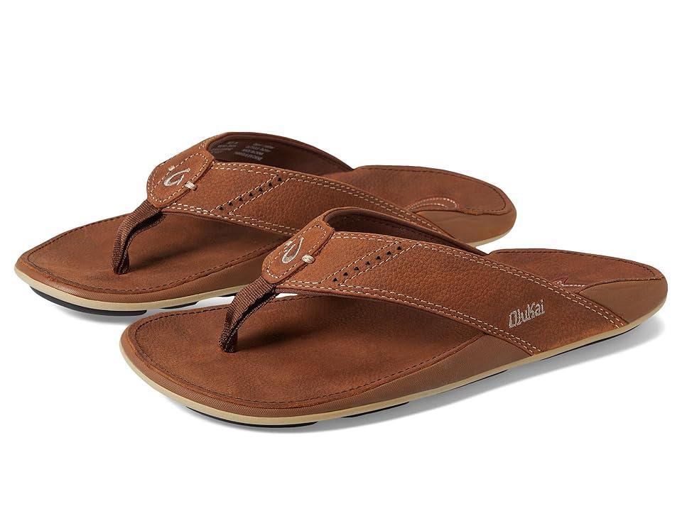 OluKai Nui (Rum/Rum) Men's Sandals Product Image