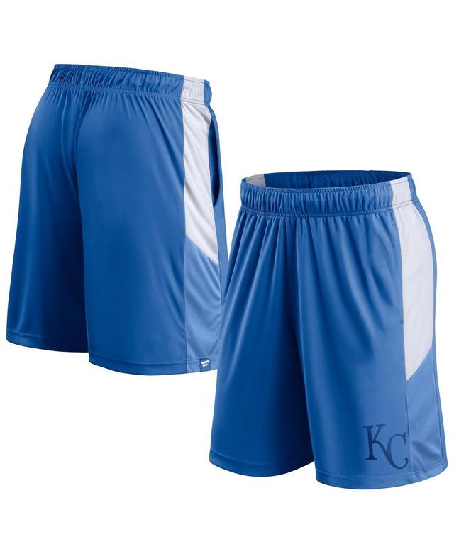 Mens Fanatics Branded Royal Kansas City Royals Champion Rush Color Block Shorts Product Image