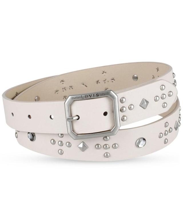 Levis Womens Western Studded Faux-Leather Belt Product Image