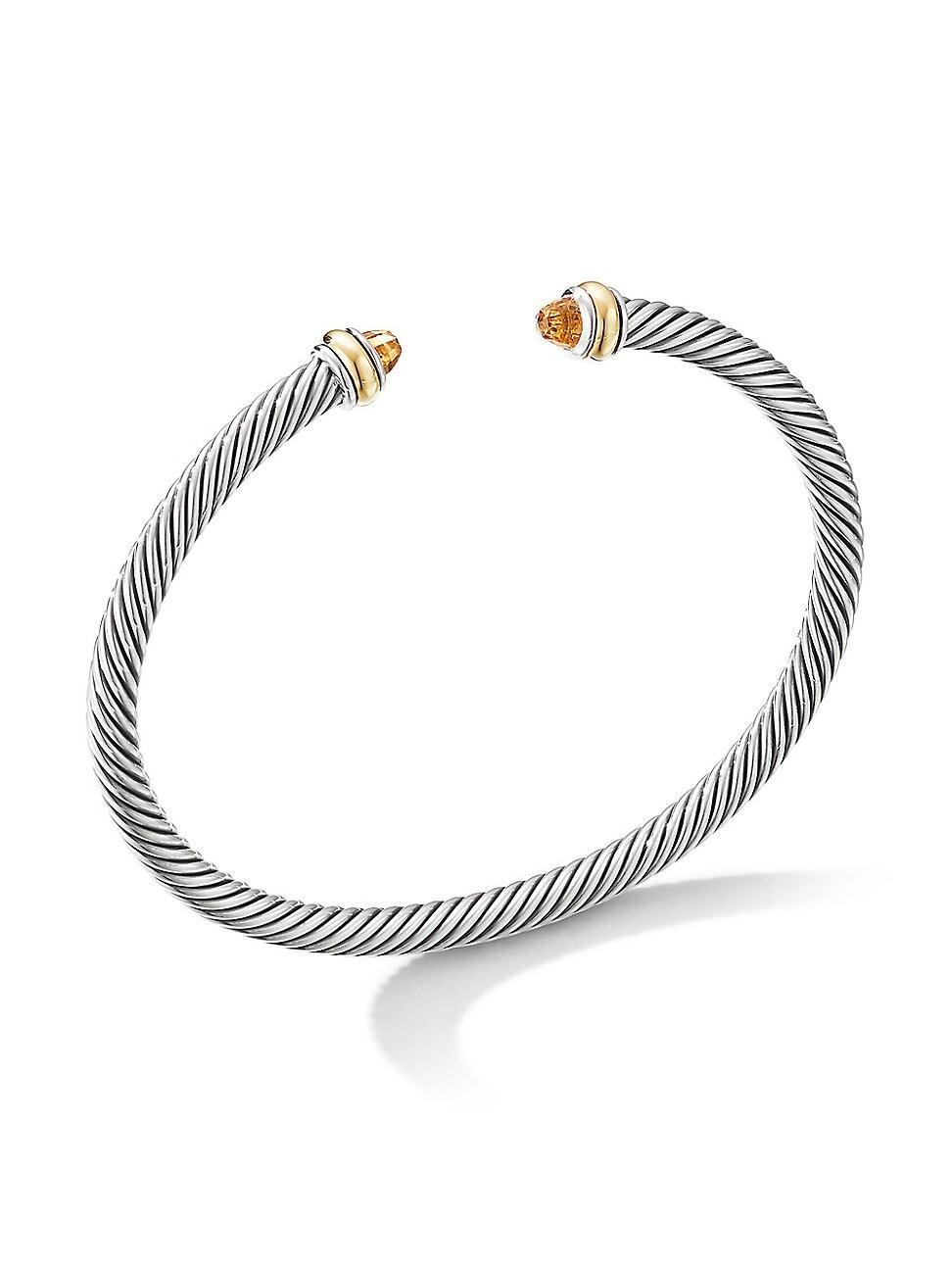 Womens Cable Classics Color Bracelet with 18K Yellow Gold Product Image