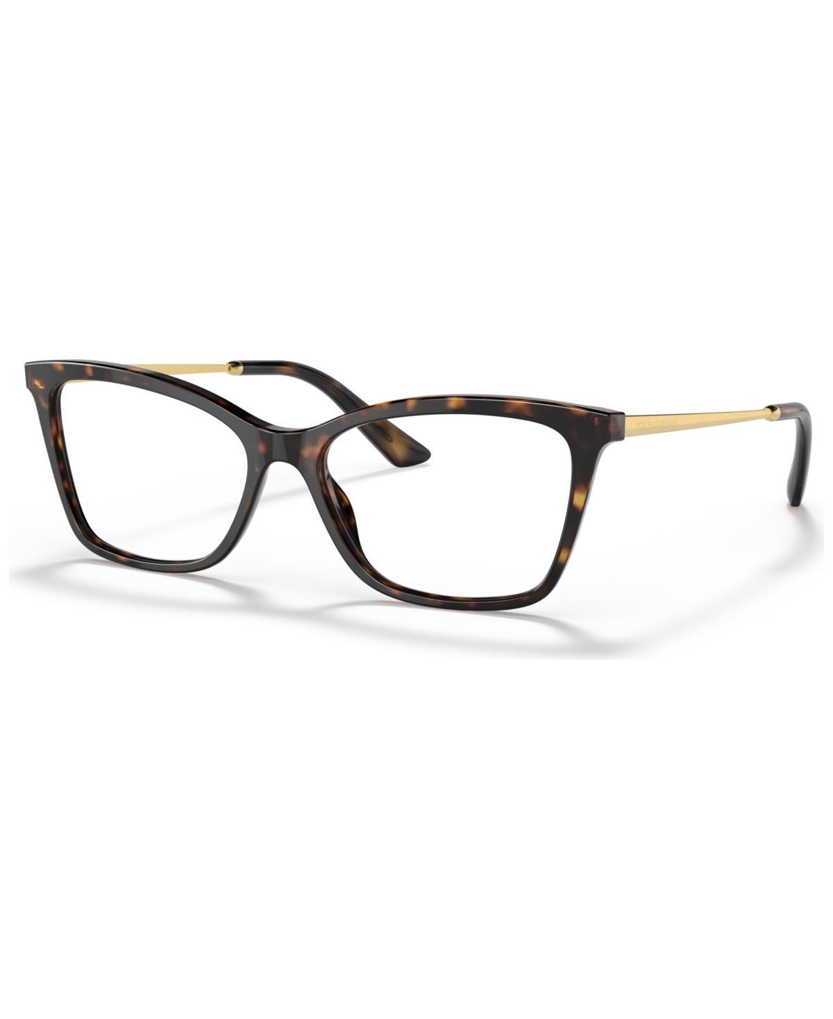 Dolce&Gabbana DG3347 Womens Rectangle Eyeglasses - Cube Black, Gold Tone Product Image