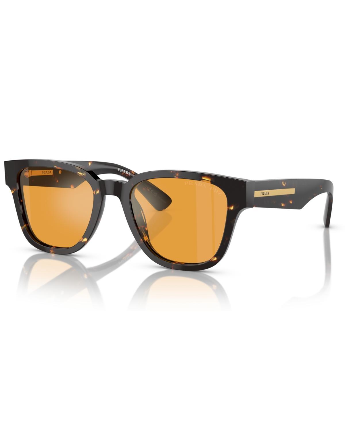 Prada Mens Polarized Sunglasses, Polar Pr A04S - Havana Black Product Image